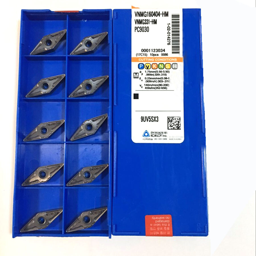 Korloy VNMG160404-HM PC9030