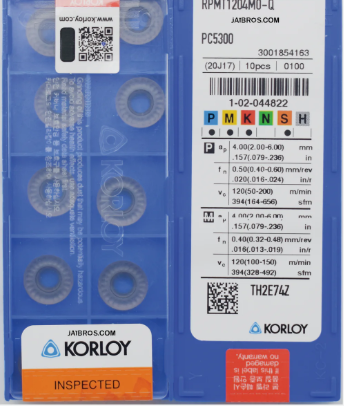 Korloy RPMT 1204 MO-Q PC5300