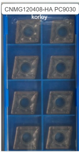 Korloy CNMG120408 HA PC9030