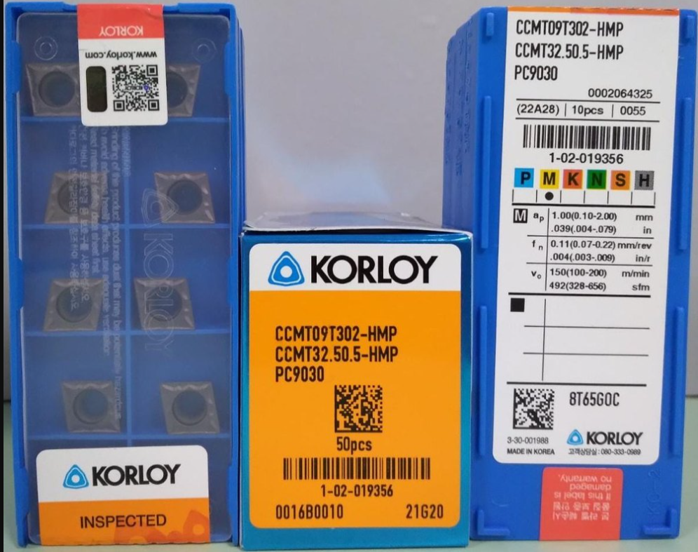 Korloy CCMT09T302-HMP PC9030