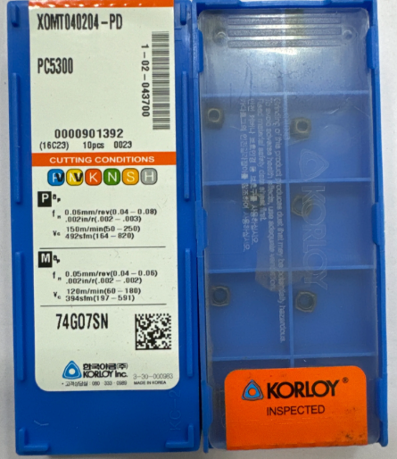 Korloy XOMT040204-PD PC5300
