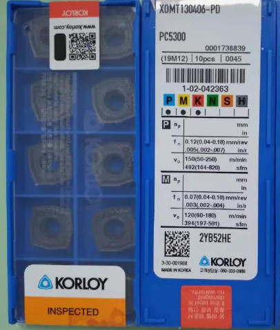 Korloy XOMT130406-PD PC5300