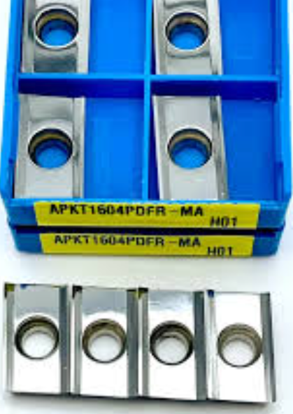 thumbnail image 2 of 10-Pack APKT1604 Carbide Inserts - PDFR G2 H01 Aluminum Turning Inserts For CNC & Lathe Tools 2 of 4