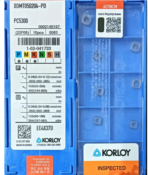 Korloy XOMT050204-PD PC5300