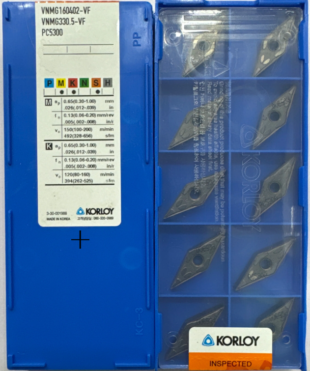 Korloy VNMG160402-VF PC5300