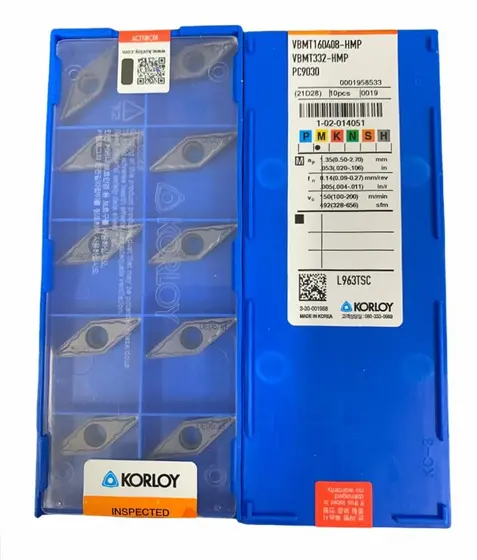 Korloy VBMT160408-HMP PC9030