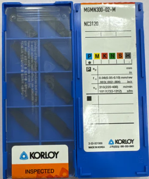 Korloy MGMN300-02-M NC3120